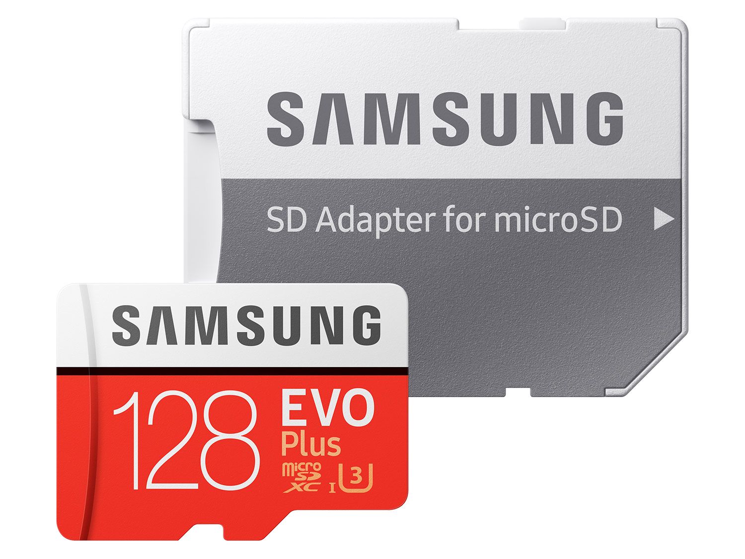 כרטיס זיכרון אקסטרים Samsung EVO Plus microSDXC With Adapter - 128GB