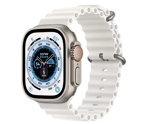 שעון חכם Apple Watch Ultra 49mm Titanium Case Ocean Band GPS + Cellular אפל